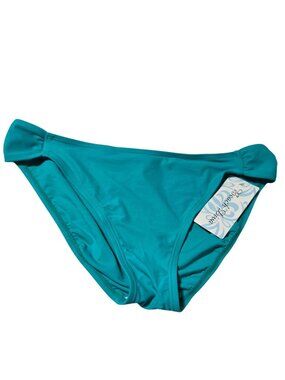 Beach Diva Bikini Bottoms Size 16 Teal Swimwear Swimsuit Bathing Suit Beach